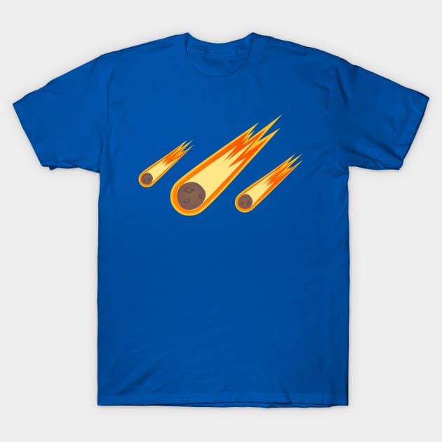 Asteroid Space Comet T-Shirt by koolteas